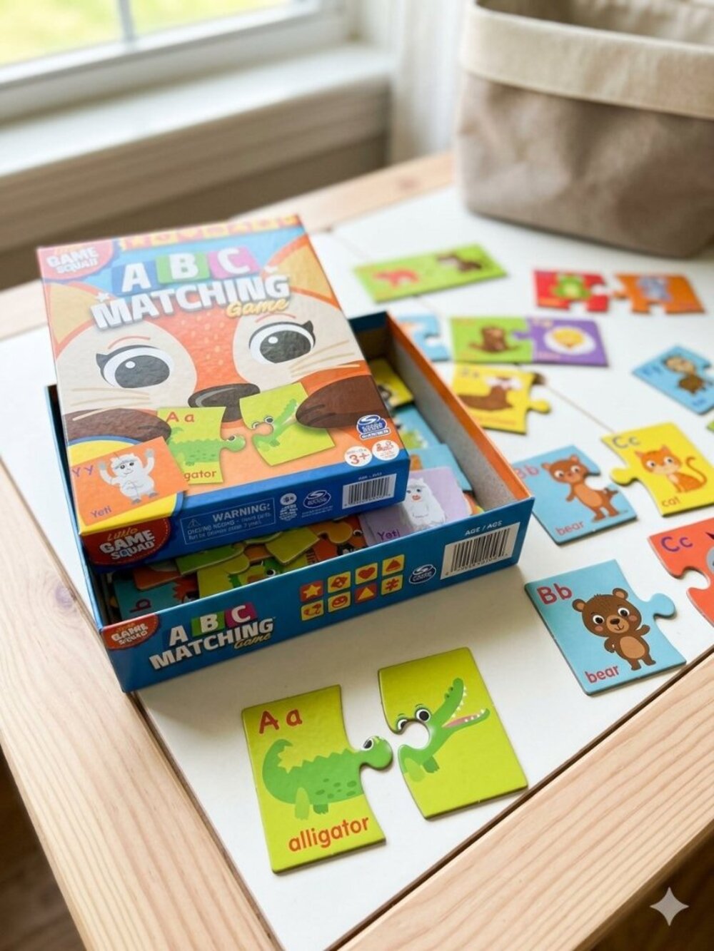 Little Game Squad ABC Matching Game Educational Puzzle 3+